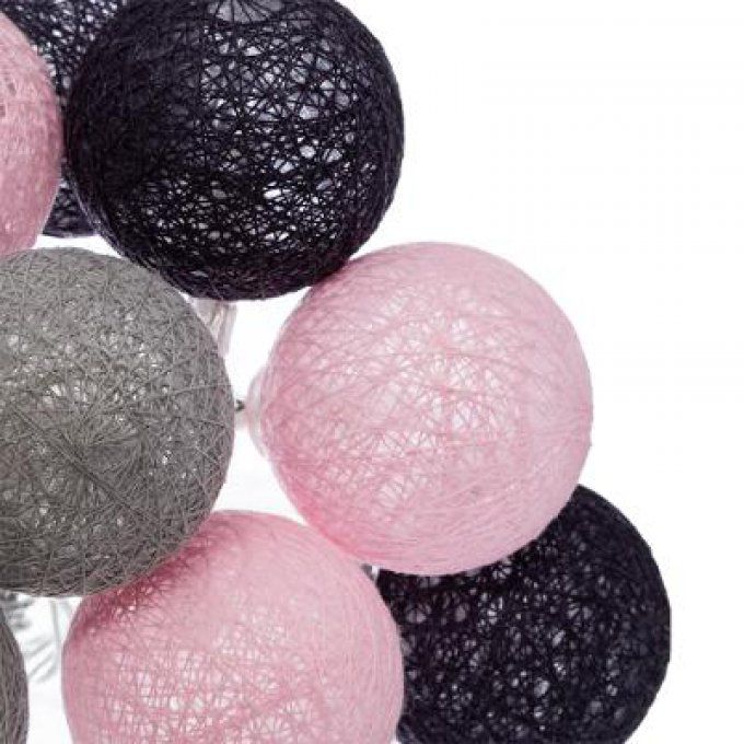 Guirlande Lumineuse 10 Boules à Led à Pile