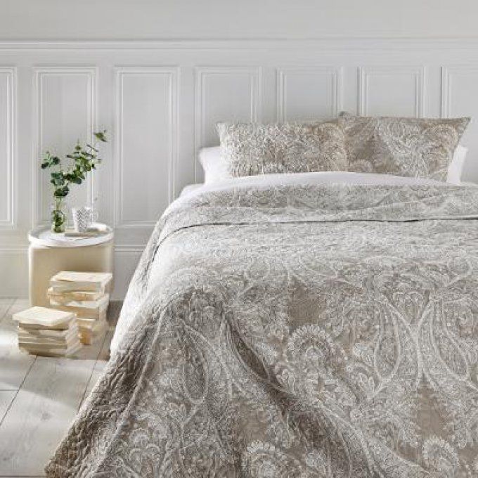 DESSUS DE LIT MARIE 240X260 + 2 TAIES LIN