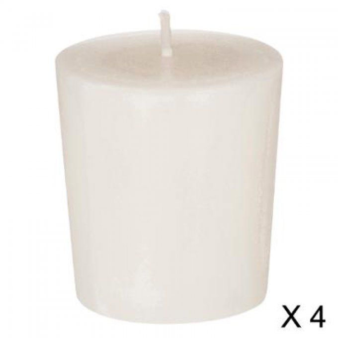Bougie parfumée NINA vanille X4