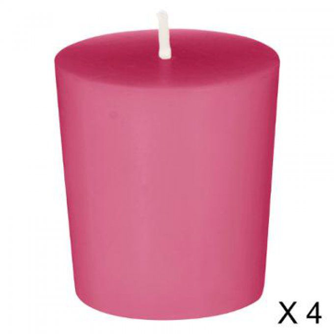 Bougie parfum framboise NINA X4 
