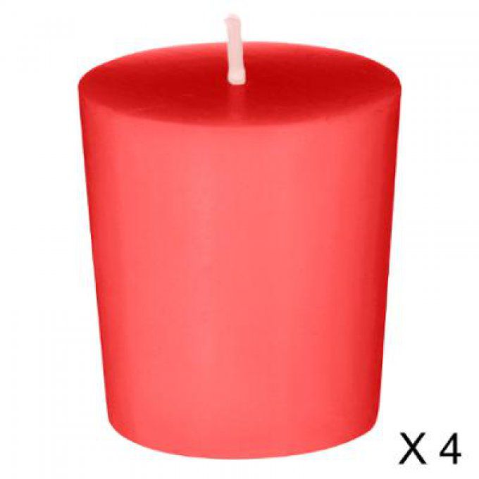 Bougie parum fruits rouges NINA X4