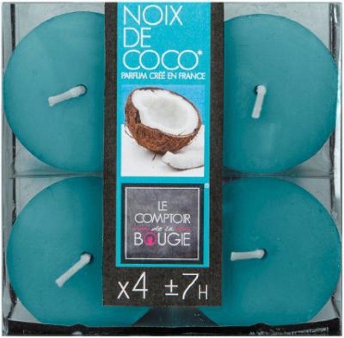 Bougie parfum coco NINA X4