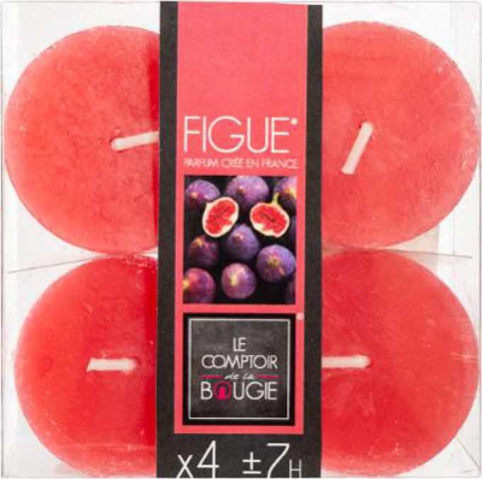 Bougie parfum figue NINA X4