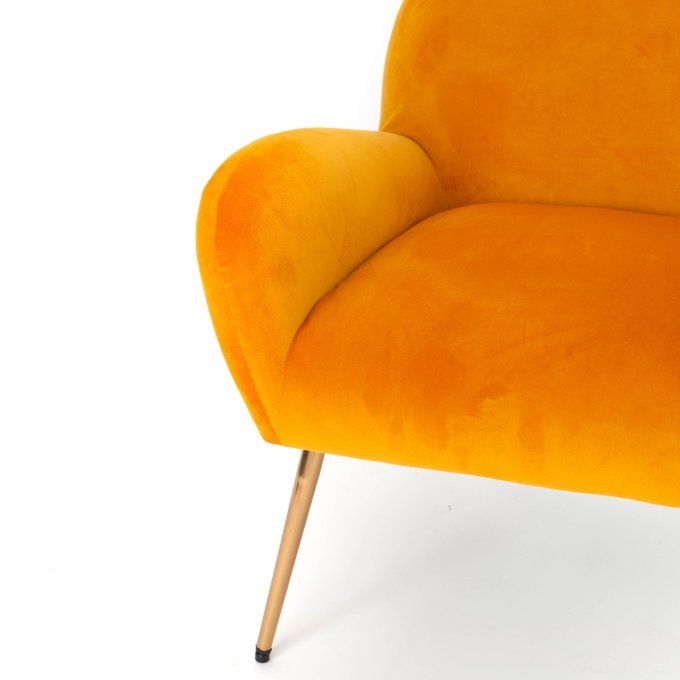 Fauteuil Lise jaune