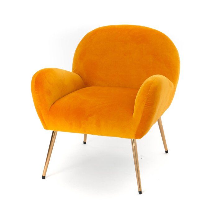Fauteuil Lise jaune