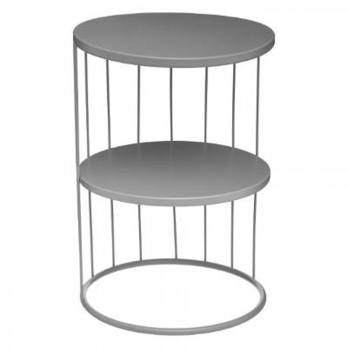 TABLE APPOINT KOBU GRIS 