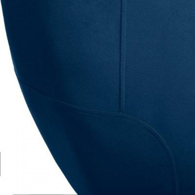 Fauteuil plissé Bleu Solaro Atmosphera