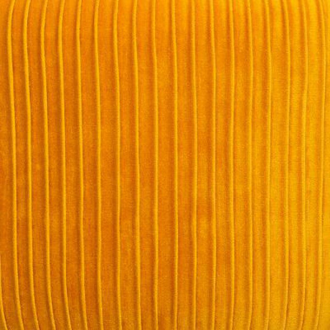 Fauteuil plissé Jaune Solaro Atmosphera