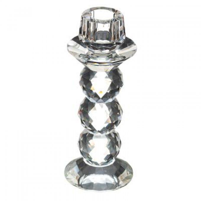 Bougeoir Verre Boule H16