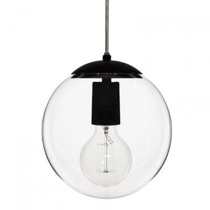 Suspension 4 Boule "Nunn" en verre L96