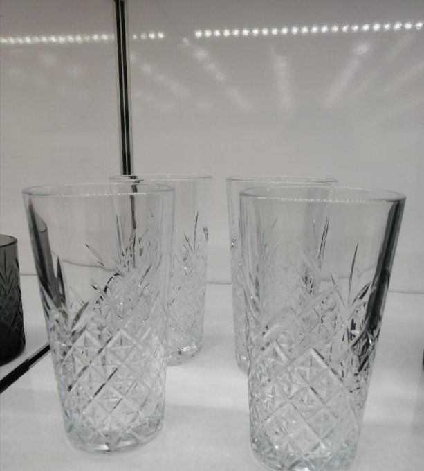 Lot de 4 Verre grand modèle 