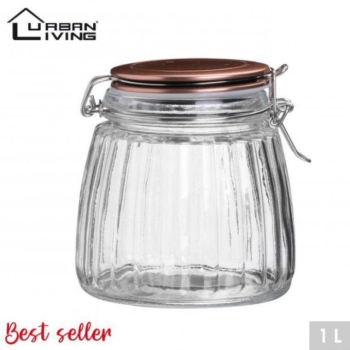 ROMA-Bocal hermétique Rose Gold 1000ml