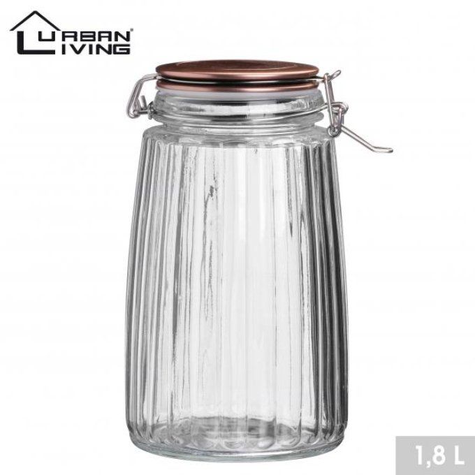 ROMA-Bocal hermétique Rose Gold 1800ml 