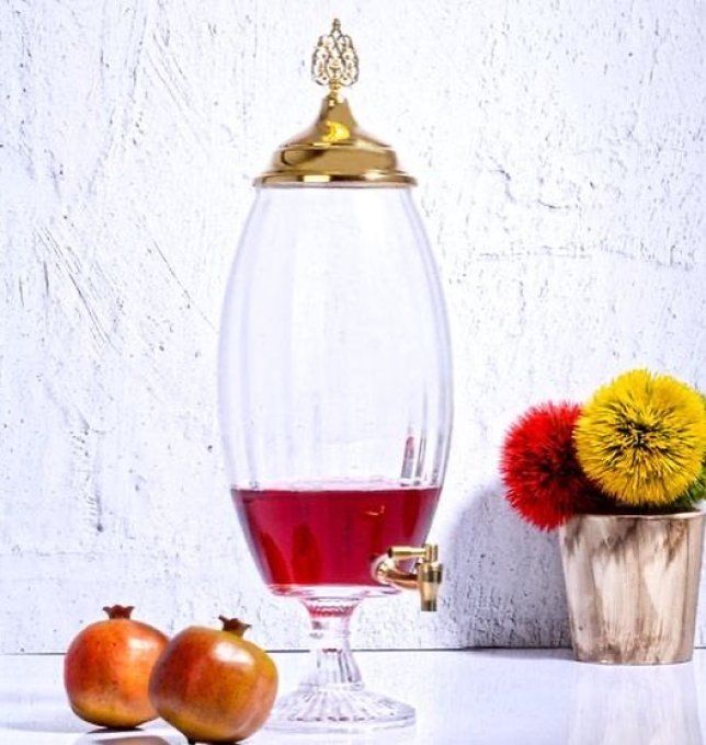 Distributeur de boissons en verre 5Ltr