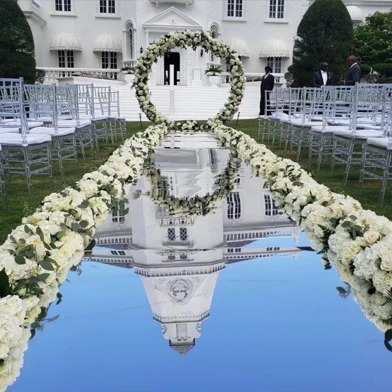 Tapis miroir wedding 10 mètres 