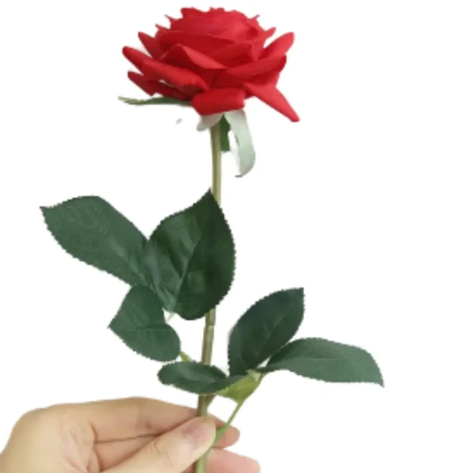 Fleur artificielle rose