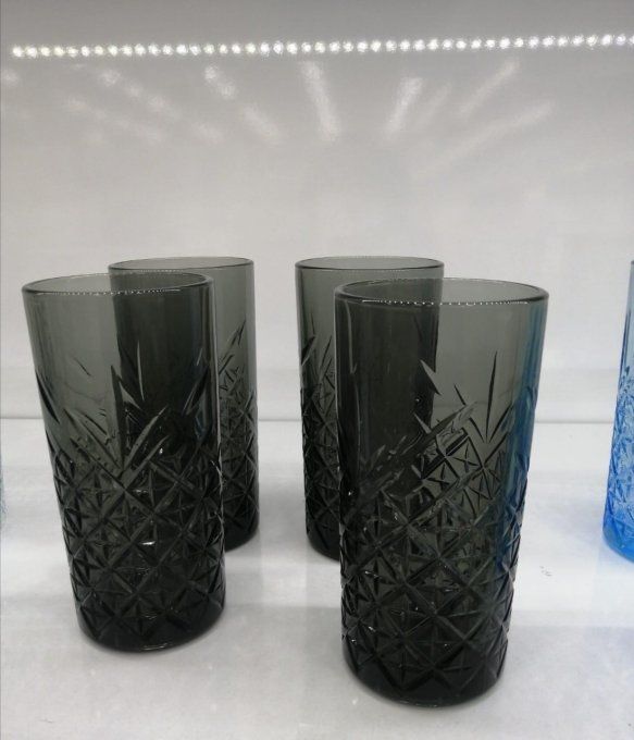 Lot de 4 Verre grand modèle 