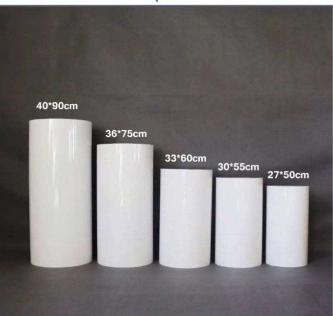 Set de 5 Pcs de support de présentation blanc.