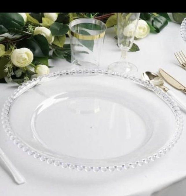 Assiettes de présentation Liza D.32cm