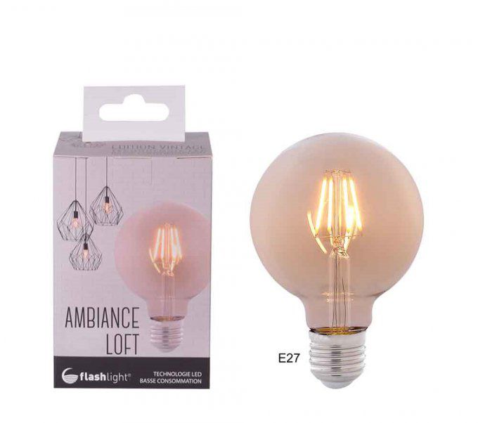 Ampoule ambrée Led Vintage