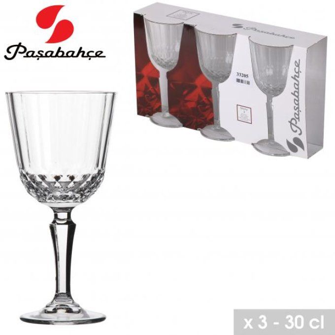 Pasabahce - Diony verre à pied 3x30cl