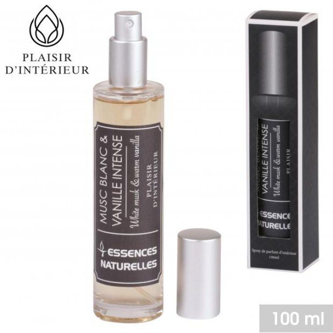 Diffuseur de parfum en spray Musc blanc et vanille intense 100ml
