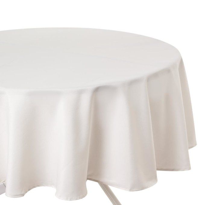 Nappe ronde en polyester D.305 cm, coloris 12