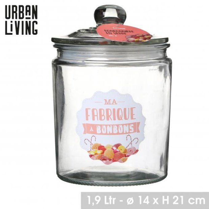 Bonbonnière 1900 LTR en verre 