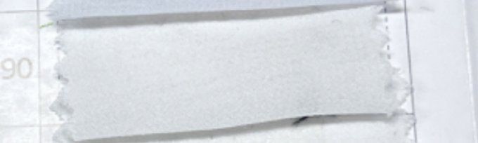 Voilage pour drapés coloris blanc crème 2.50x2.75M en Mousseline 90.
