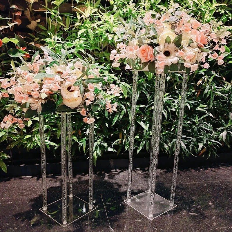Support composition florale en acrylique 40cm 