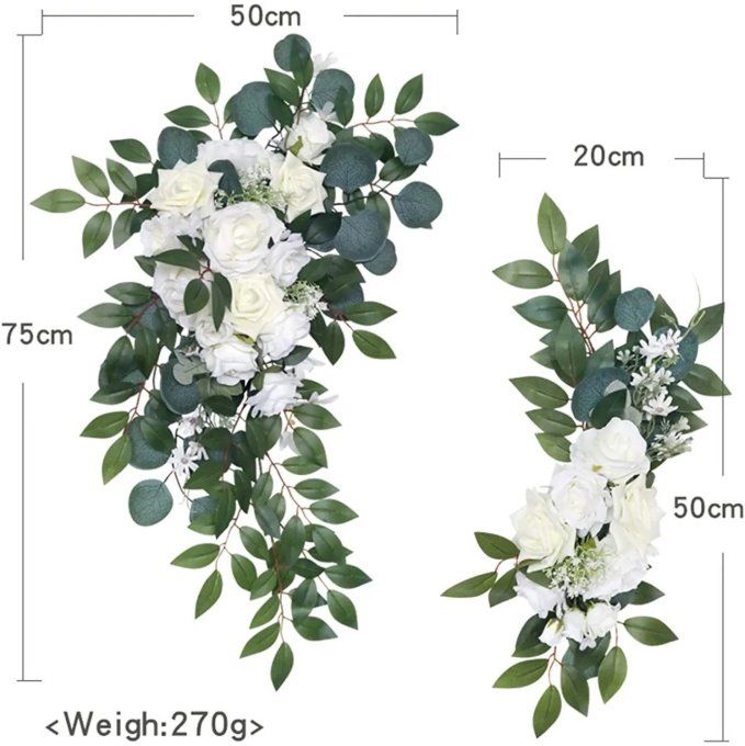 Set 2 composition florale pour arche .