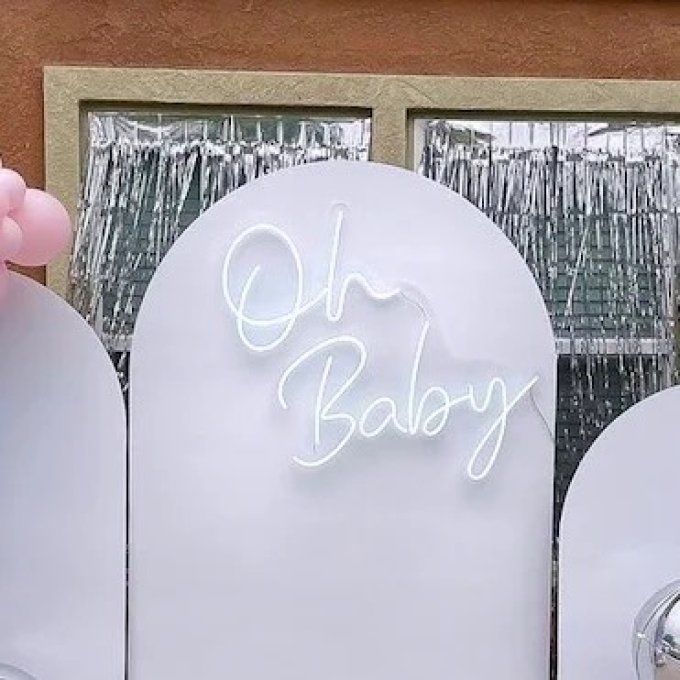 Lettre lumineuse Oh Baby