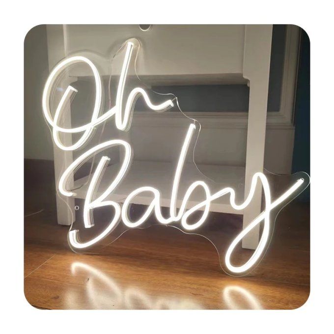 Lettre lumineuse Oh Baby
