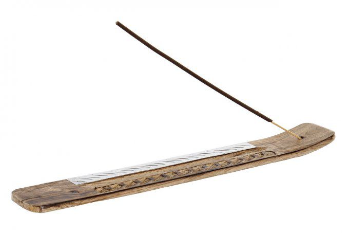 Support pour encens en bois