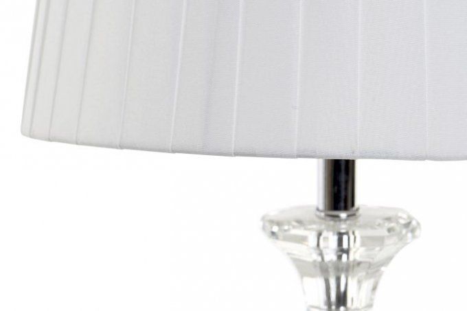 Lampe à Poser en verre et métal 25X42.5cm