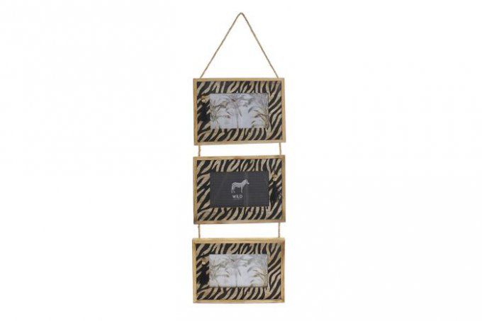 Cadre multi photo en bois 22X74