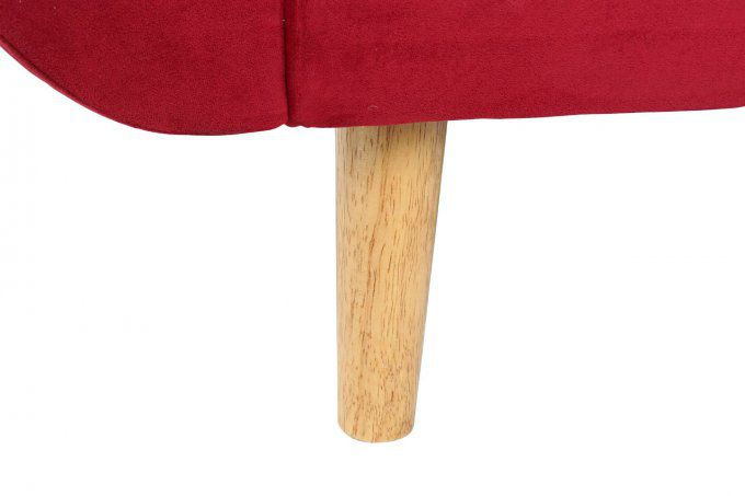 Canapé Convertible Rouge Magenta