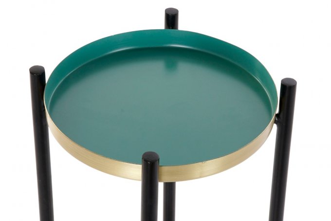 Table auxiliaire Laqué turquoise