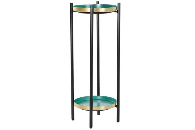 Table auxiliaire Laqué turquoise