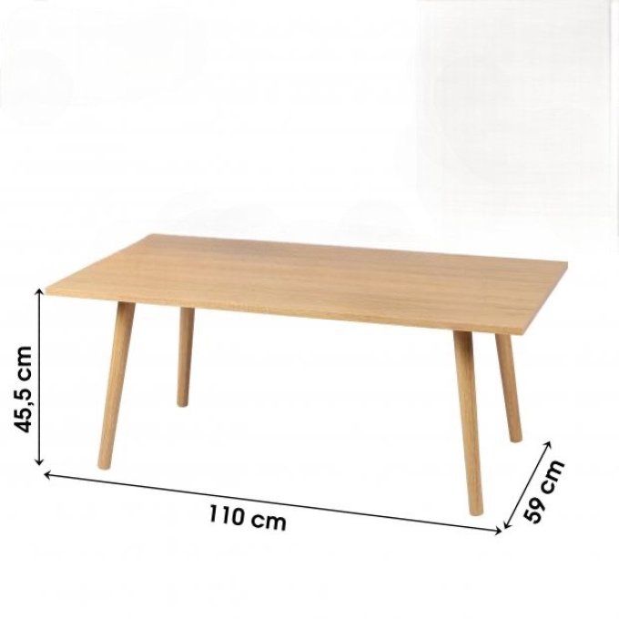 Table basse pour réception 