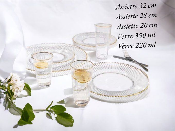 Assiette de présentation Fiona D.32cm