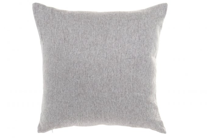 Coussin en polyester - gris 45x45cm