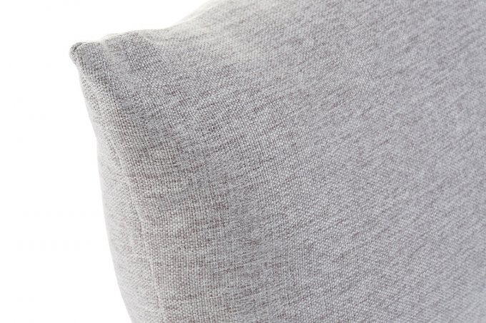Coussin en polyester - gris 50x30cm