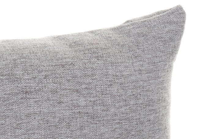 Coussin en polyester - gris 50x30cm
