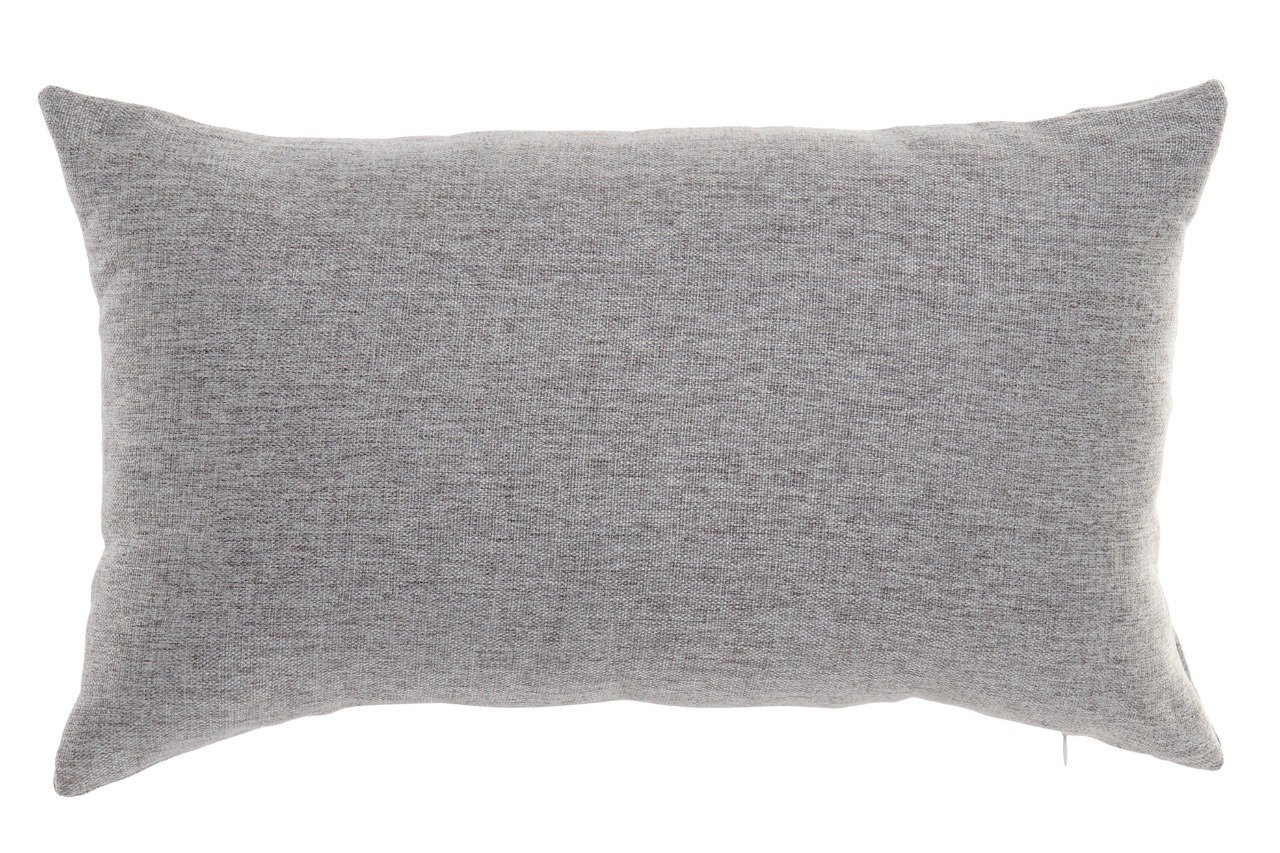 Coussin en polyester - gris 50x30cm